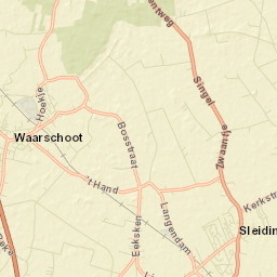 Waarschoot Street Map