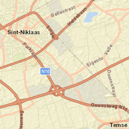 Temse Street Map