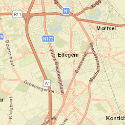 Mortsel Street Map