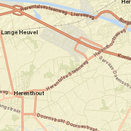 Herentals Street Map