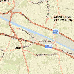 Olen Street Map