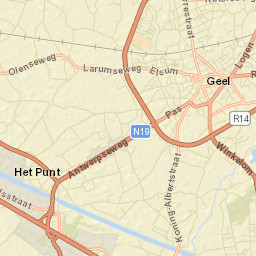 Geel Street Map