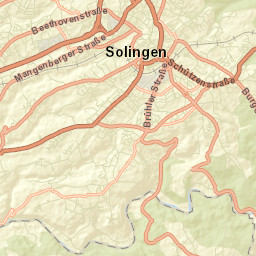 Solingen Street Map