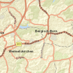Wermelskirchen Street Map