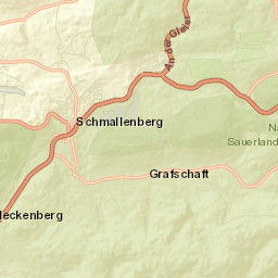 Schmallenberg Street Map