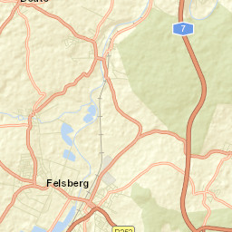 Felsberg Street Map