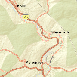 Melsungen Street Map