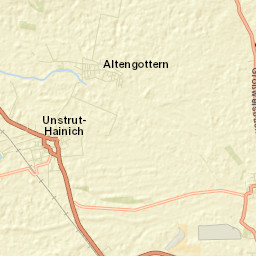 Großengottern Street Map
