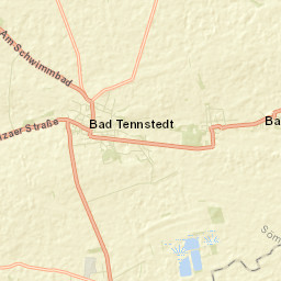 Bad Tennstedt Street Map