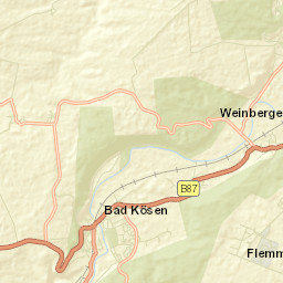 Bad Kösen Street Map