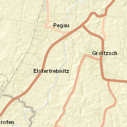 Groitzsch Street Map