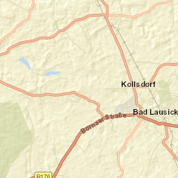 Bad Lausick Street Map