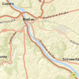 Meissen Street Map