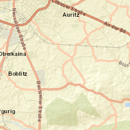 Kubschütz Street Map