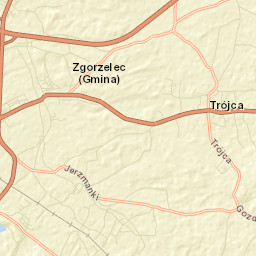 Powiat zgorzelecki Street Map