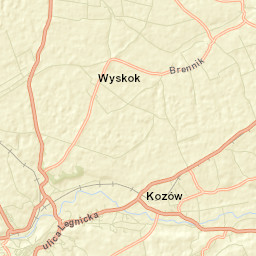 Złotoryja Street Map