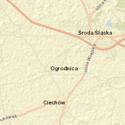 Środa Śląska Street Map