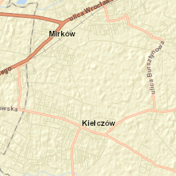 Mirków Street Map