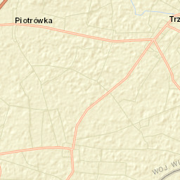 Trzcinica Street Map