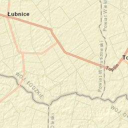Łubnice Street Map