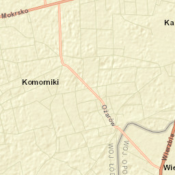 Mokrsko Street Map