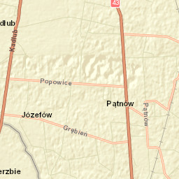 Pątnów Street Map