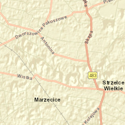 Strzelce Wielkie Street Map
