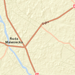 Ruda Maleniecka Street Map