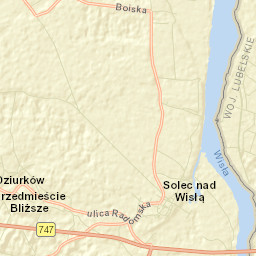 Solec Nad Wisłą Street Map