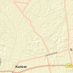 Łaziska Street Map