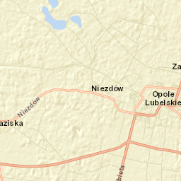 Opole Lubelskie Street Map