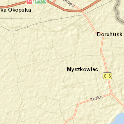 Dorohusk Street Map