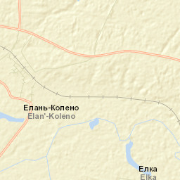 Yelan’-Koleno Street Map