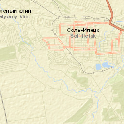 Sol’-Iletsk Street Map