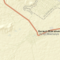 Kyzyl-Mazhalyk Street Map