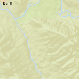 Banff Street Map
