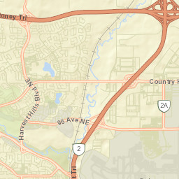 2000 Airport Road Northeast, Calgary Street Map