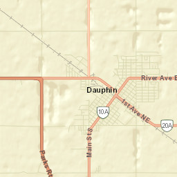 Dauphin Street Map