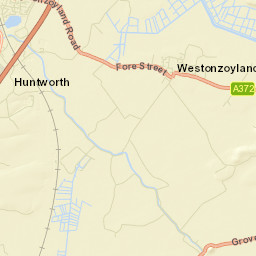 Hooper's Lane, Bridgwater, Somerset TA7 Street Map