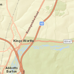 Kings Worthy Street Map