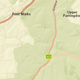 Four Marks Street Map