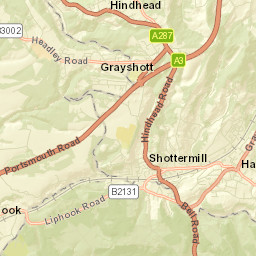 Hindhead Street Map