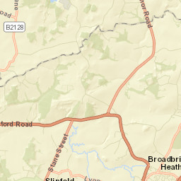 Slinfold Street Map