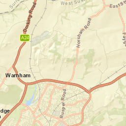 Warnham Street Map