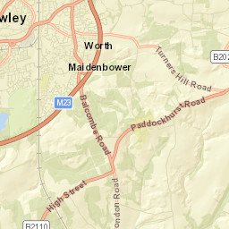 Furnace Green Street Map