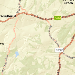 Goudhurst Street Map