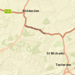 Biddenden Street Map