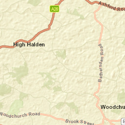 High Halden Street Map