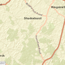Shadoxhurst Street Map
