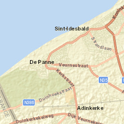 De Panne Street Map